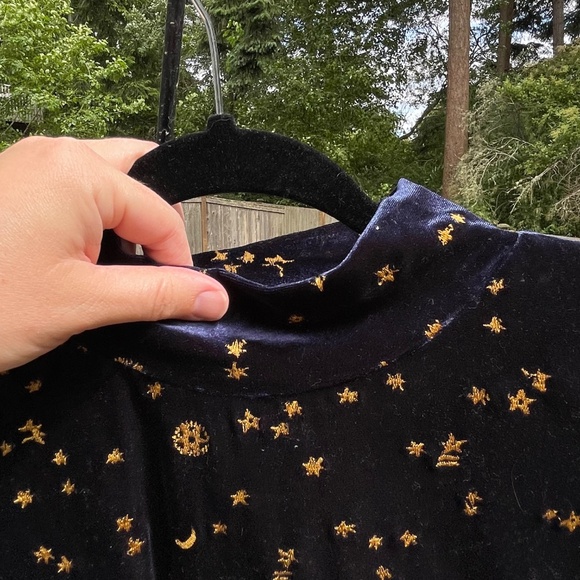 Samantha Pleet Celestial Velvet Body Suit - Picture 11 of 16